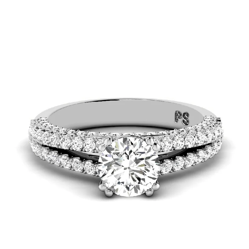 Round Brilliant Engagement Rings1.05-2.20 CT Round Cut Diamonds - Engagement Ring