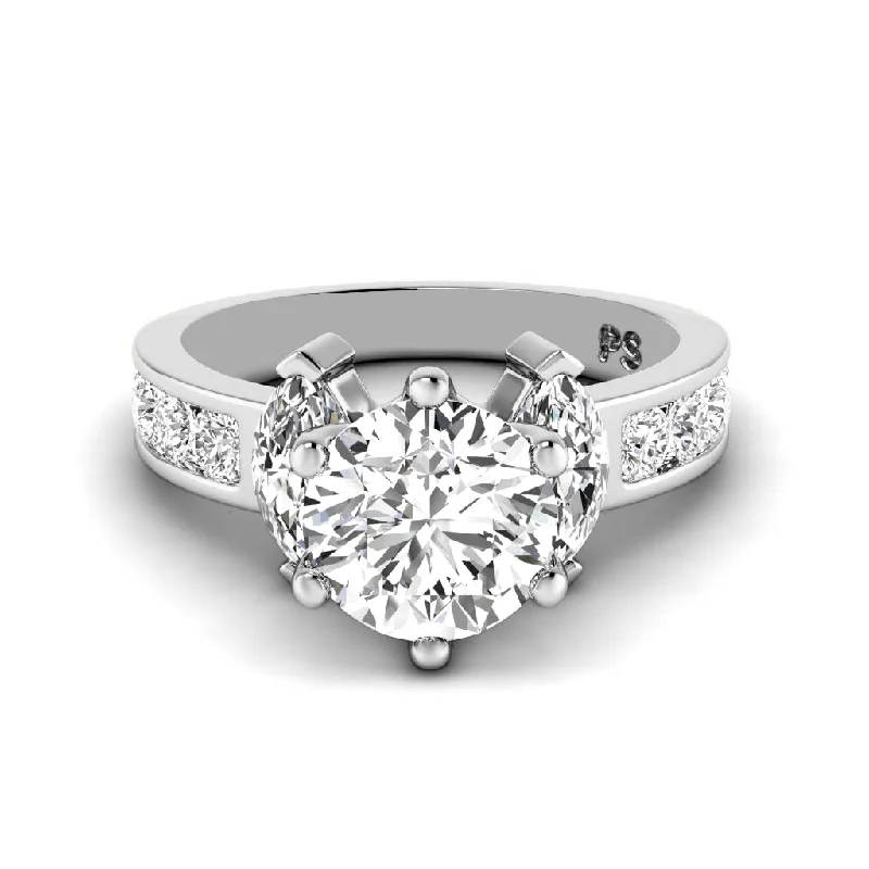 Artisan Engagement Rings1.20-2.35 CT Round & Marquise Cut Diamonds - Engagement Ring