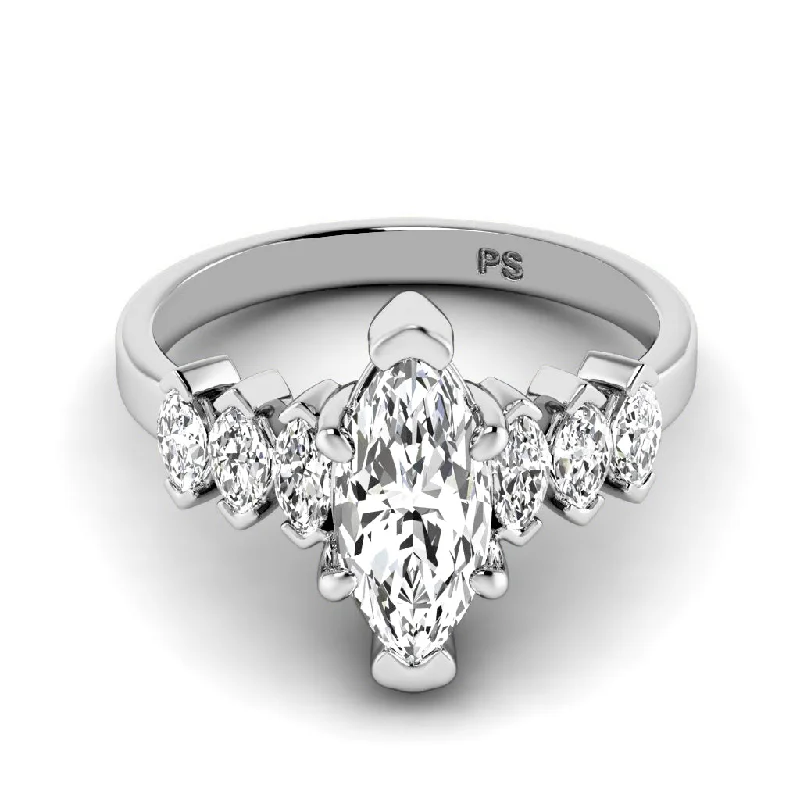 Heirloom Engagement Rings1.35-2.50 CT Marquise Cut Diamonds - Engagement Ring