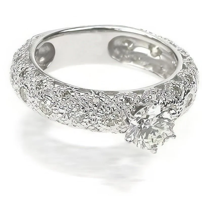 Artisan Engagement Rings1.85-3.00 CT Round Cut Diamonds - Engagement Ring