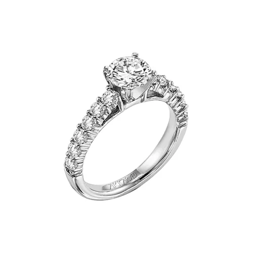 Natural Diamond Engagement RingsArtcarved Engagement Ring 31-V240ERW-E