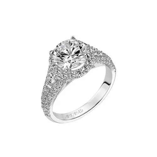 Lab Grown Diamond Engagement RingsArtcarved Engagement Ring 31-V506HRW-E