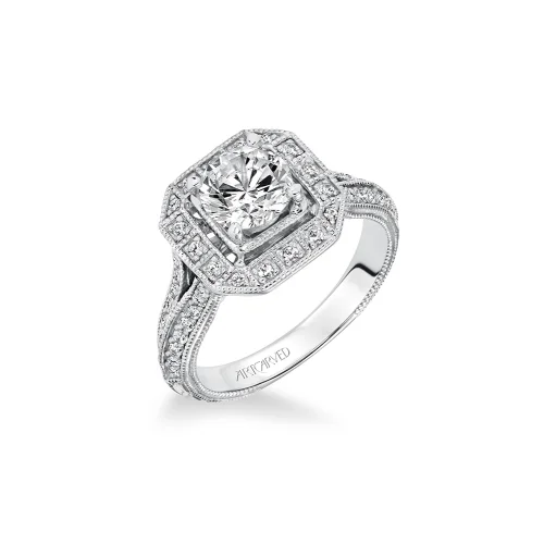 Split Shank Engagement RingsArtcarved Engagement Ring 31-V632ERW-E