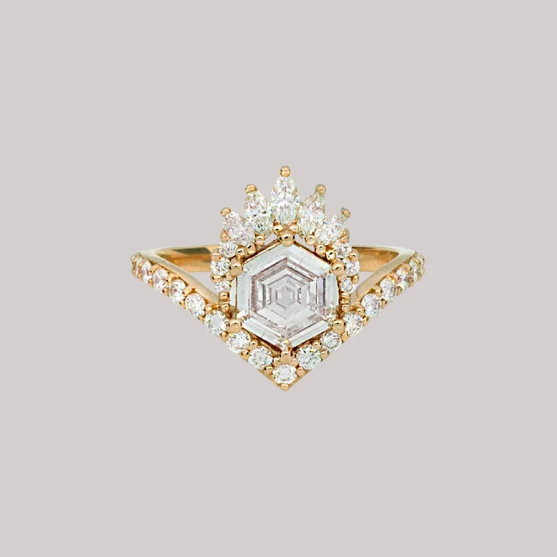 Citrine Engagement RingsDiamond Devoir Ring