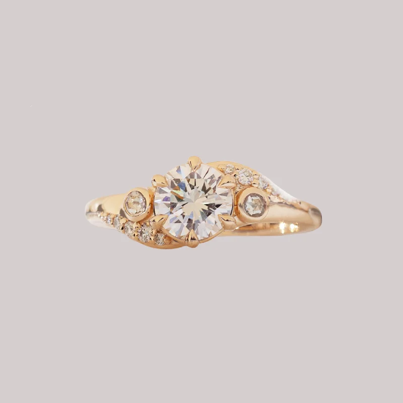 Gold Engagement RingsÉnosi Infinity Engagement Ring