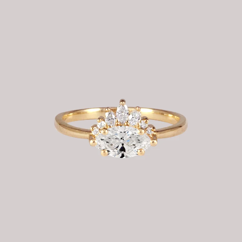 Micro Pave Engagement RingsAmour Lab Diamond Ring