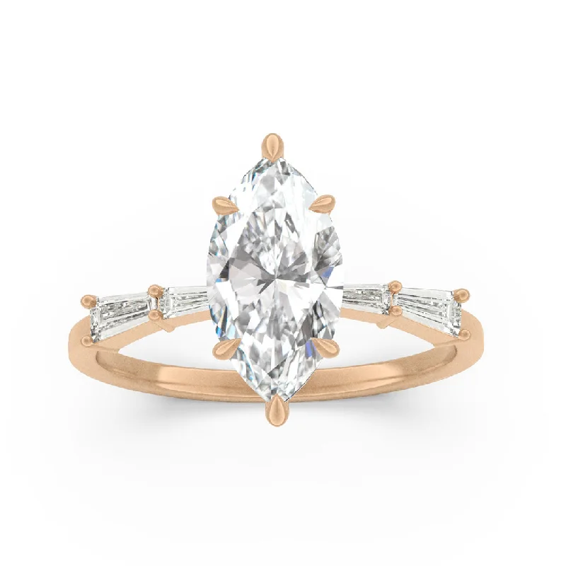 Solitaire Gemstone Engagement RingsDeia Engagement Ring