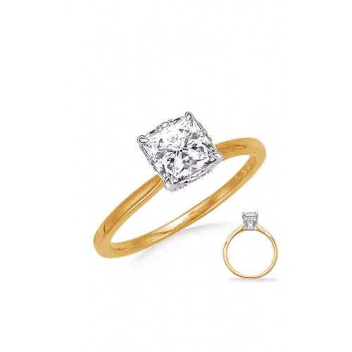 Secret Garden Engagement RingsS Kashi & Sons Halo - Hidden Engagement Ring EN8389-6.5MCUYW