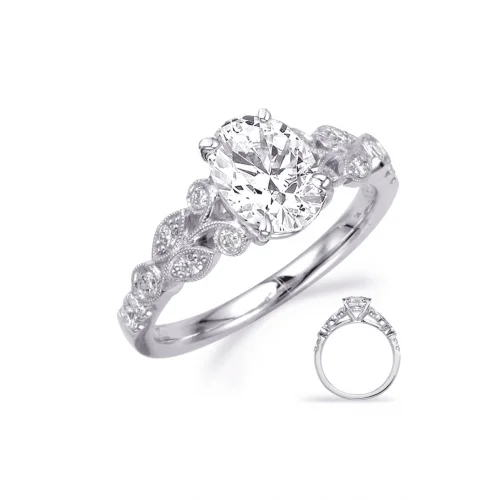 Engagement Rings for Big HandsS Kashi & Sons Vintage Engagement Ring EN7959-8X6MOVWG