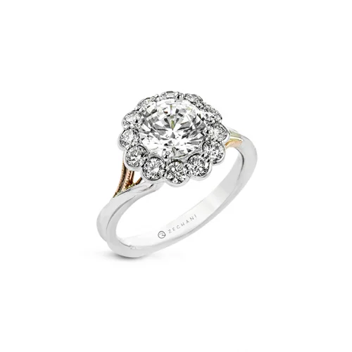 Diamond Solitaire Engagement RingsZeghani Engagement Ring Zr2346