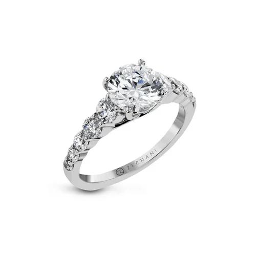 Cushion Cut Engagement RingsZeghani Engagement Ring Zr27prer-2