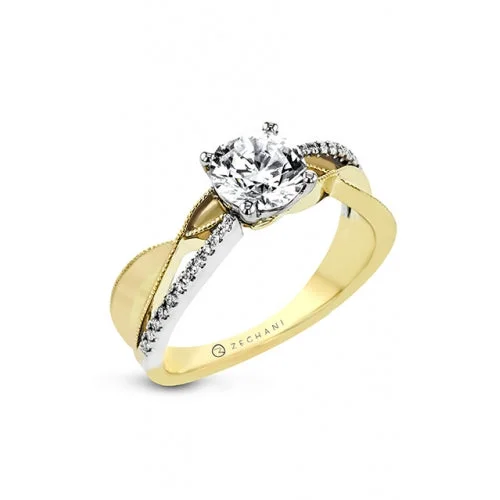 Victorian Engagement RingsZeghani Solitaire Engagement Ring Zr2310