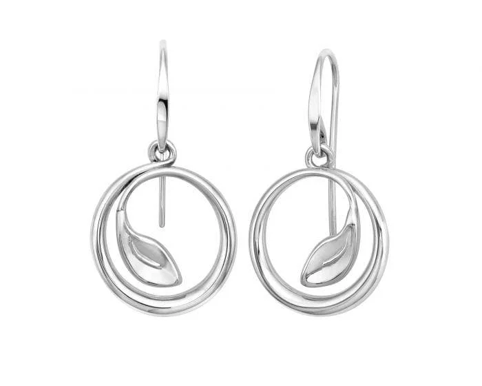 Chunky hoop earrings for bold ear statement looks -Be-Leaf Earrings