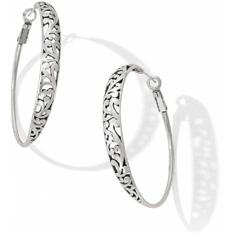 Sleek hoop earrings ideal for subtle daily ear elegance -Brighton Elora Leverback Hoops