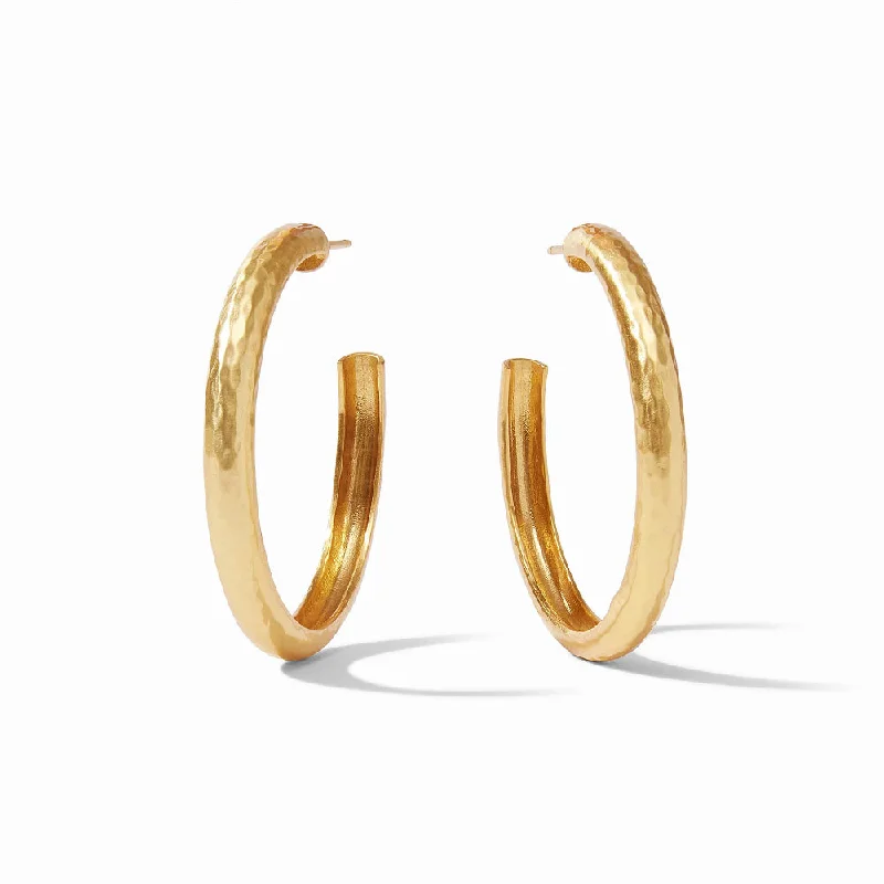 Glam hoop earrings perfect for dazzling night ear wear -Julie Vos Havana Hoop