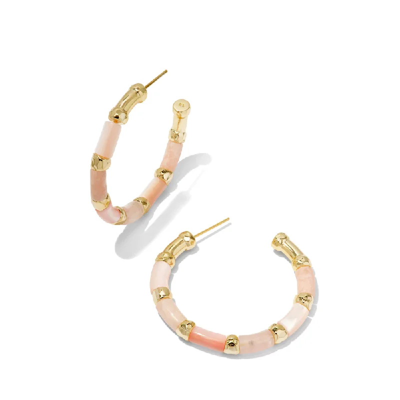 Vibrant hoop earrings with multicolor stone ear arrays -Kendra Scott Gigi Hoop Earrings