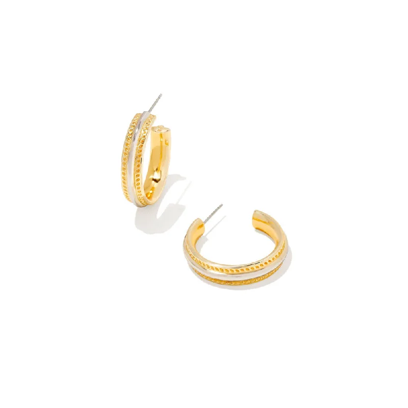 Chic hoop earrings perfect for stylish everyday ear wear -Kendra Scott Merritt Hoop Earrings