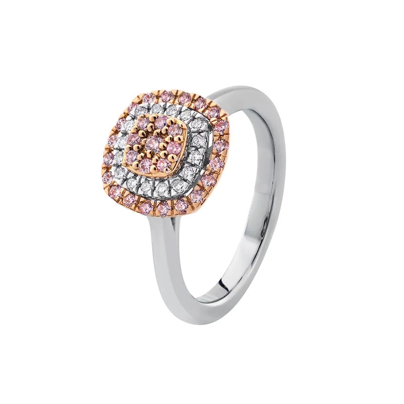 Gold rings adding bright shine to your fingers -Blush Adelaide Ring