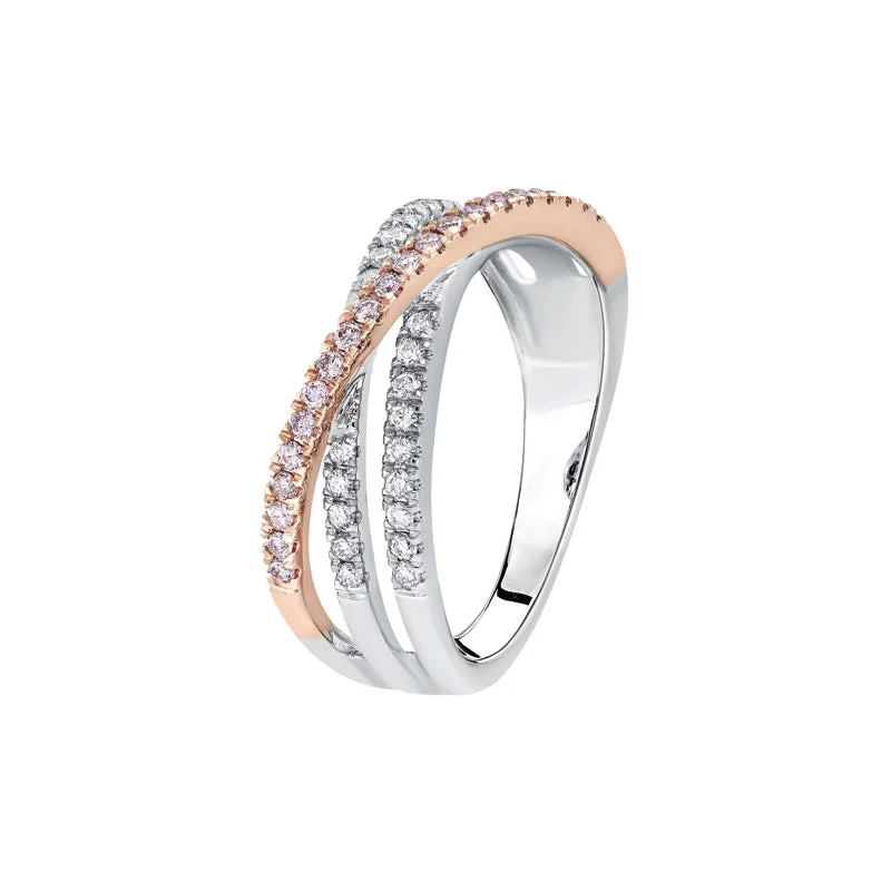 Stackable rings designed for fun finger layering style -Blush Aida Dress Ring