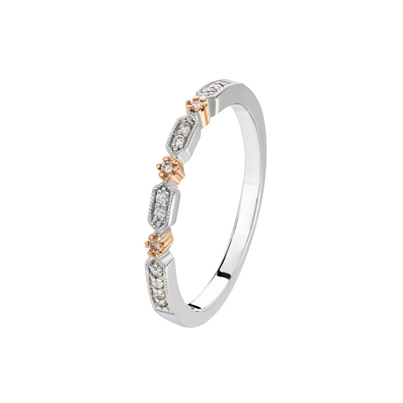 Drop rings with long gemstone finger elegance -Blush Orana Ring