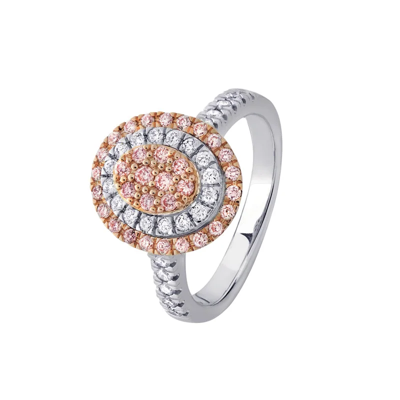 Rings perfect for teens with trendy stone designs -Blush Sunrise Ring