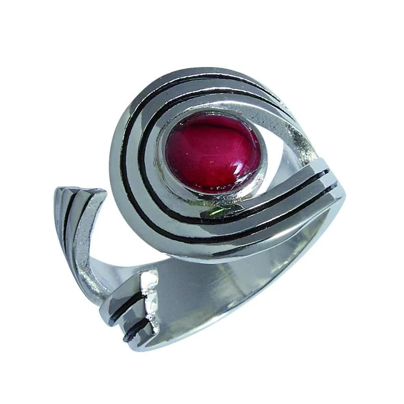 Rings featuring pearls for classic finger sophistication -Heather Rannoch Swirl Ring - HR9