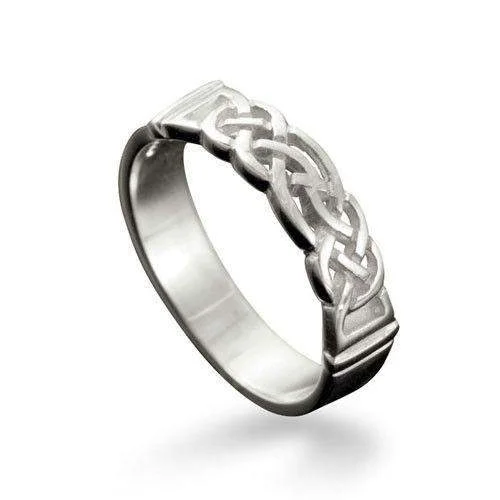 Affordable rings under fifteen dollars for quick gifts -Linga Celtic Ring Various Metals - R129 - Size J-Q