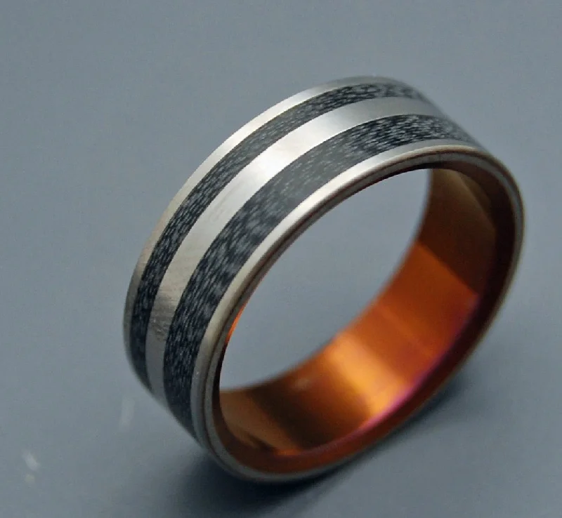 Light rings ideal for everyday finger comfort wear -Rosencrantz | Men's Titanium Wedding Ring