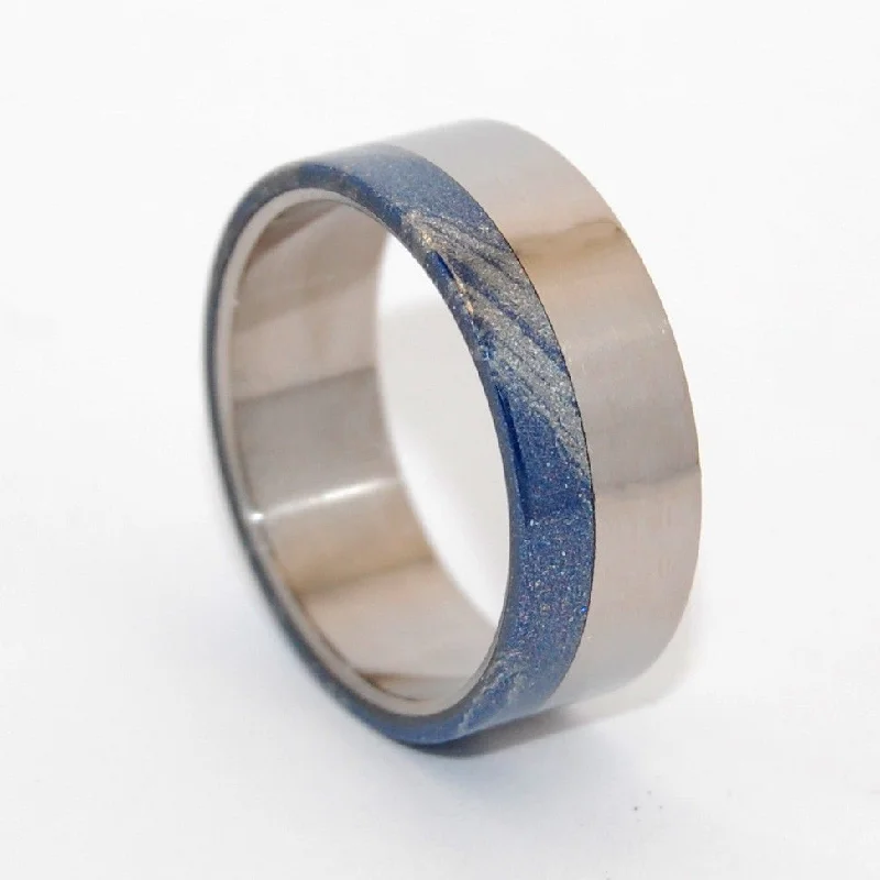 Natural rings with raw stones for organic appeal -The Laws Of Light And Heat | Men's M3 & Titanium Wedding Ring