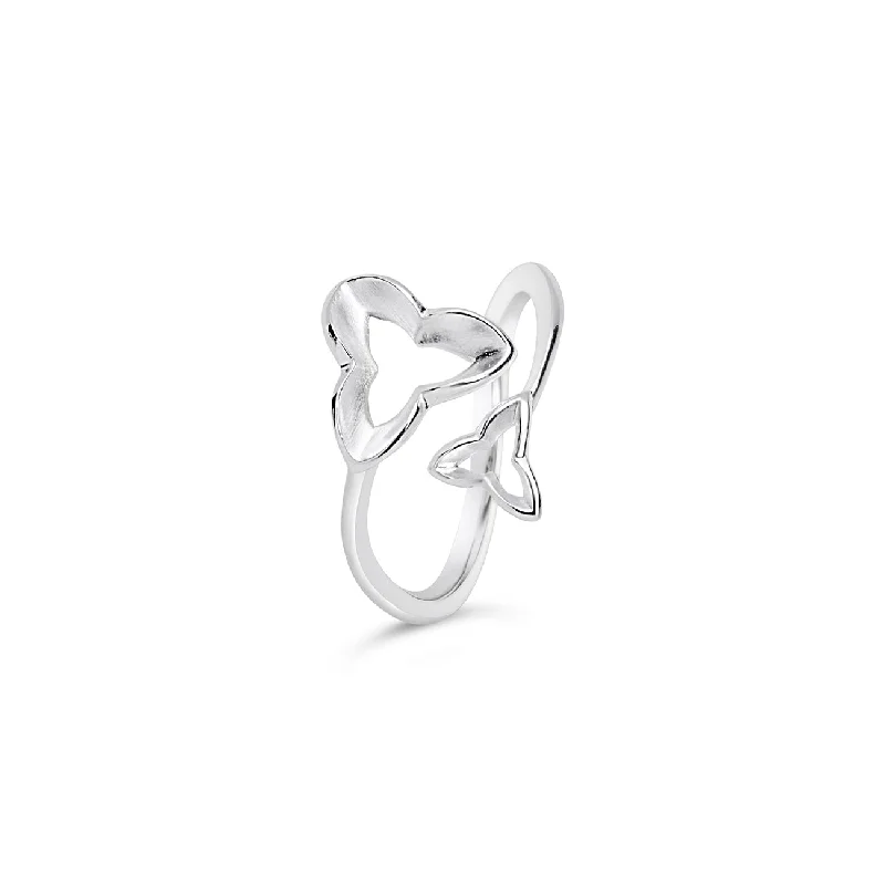 Rings perfect for teens with trendy stone designs -Wild Iris Twin Ring