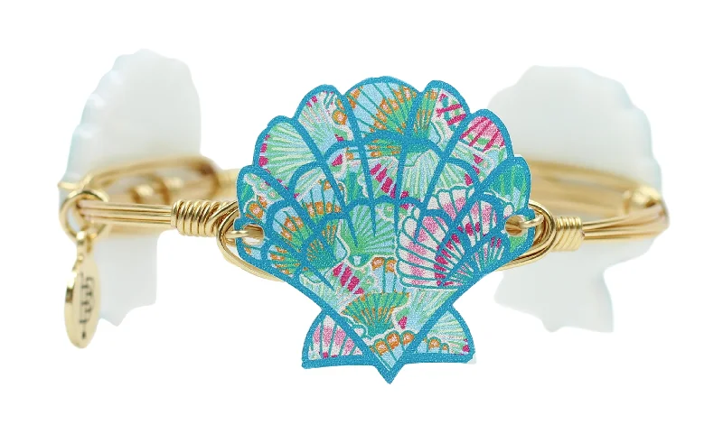 Colorful friendship bracelets with vibrant threads and charms for a playful touch -The Margo Bangle Bracelet