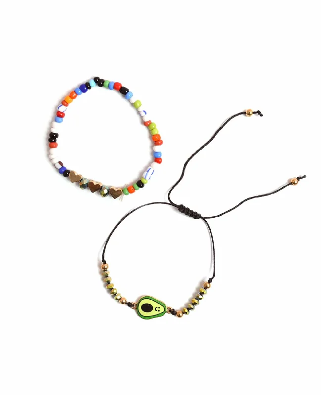 Adjustable bracelets for women with customizable fit for comfort and style -Avocado Vibes Bracelet