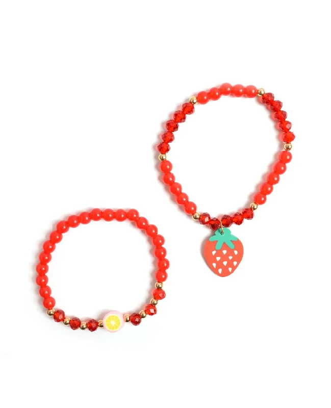 Statement bracelets with oversized gemstones for a bold, eye-catching look -Best Fruit Bracelet