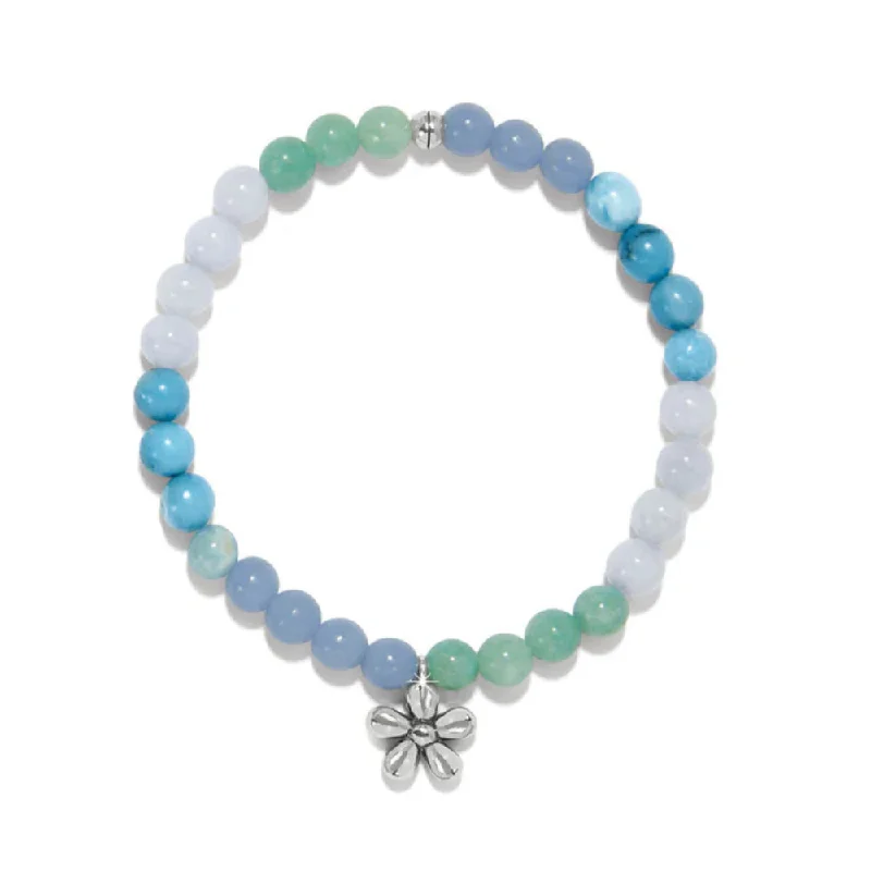 Classic bangles with simple, polished finishes for timeless elegance and style -Brighton Enchanting Flower Stretch Bracelet