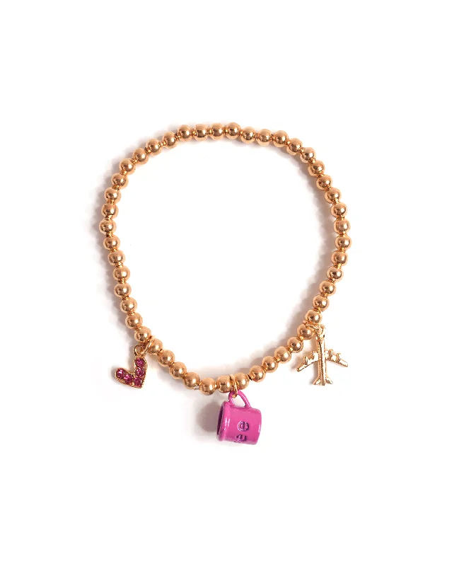 Statement bracelets with oversized gemstones for a bold, eye-catching look -Coffee Please Bracelet