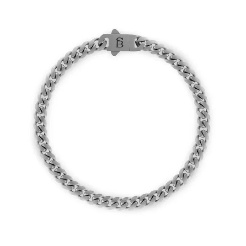 Stackable bracelets with multiple layers for women who love versatile accessorizing -Steel & Barnett Men's "Svelte Stephen" 5mm Chain Bracelet