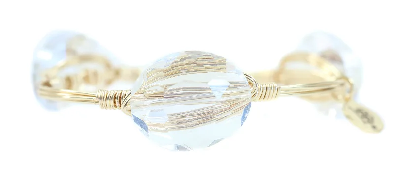 Bohemian-style bracelets with woven designs for a relaxed, free-spirited accessory -The Damon Bangle Bracelet