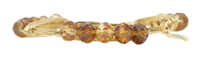 Gold bangles for women who love traditional, elegant accessories for any occasion -The Maple Bangle Bracelet